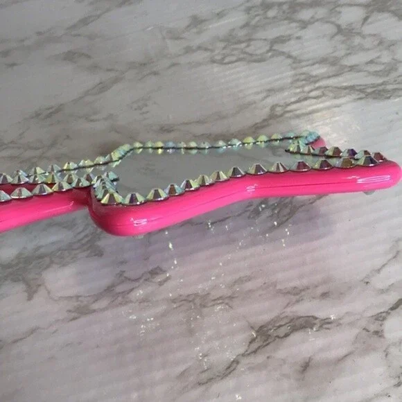Jeffree star pink bling star makeup customized mirror cute y2k glam